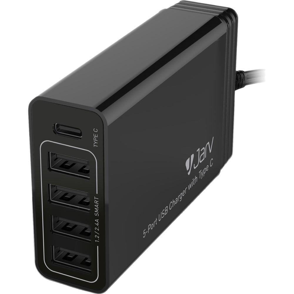 JarvMobile 40W 5-Port USB Charging Station