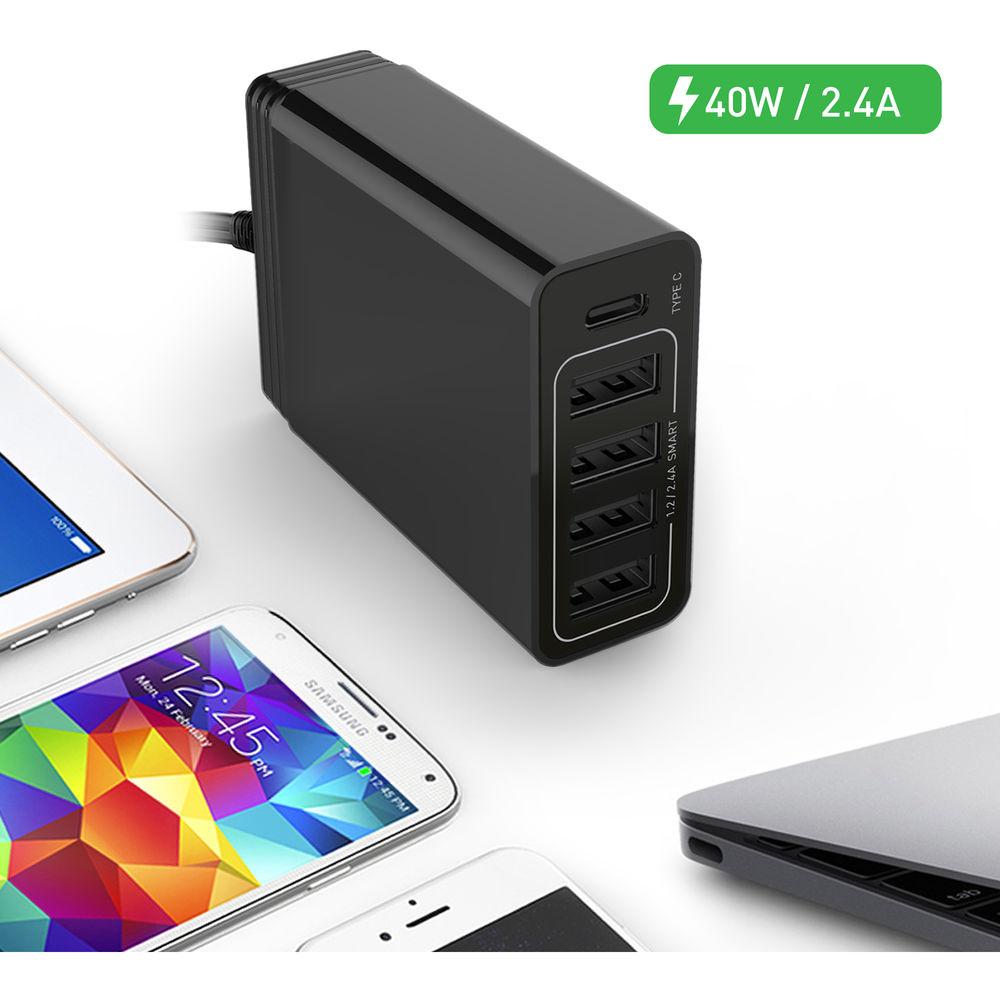 JarvMobile 40W 5-Port USB Charging Station