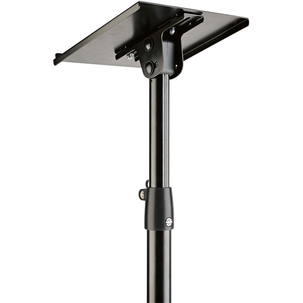 K&M 26754 Topline Monitor Stand with Tiltable Shelf