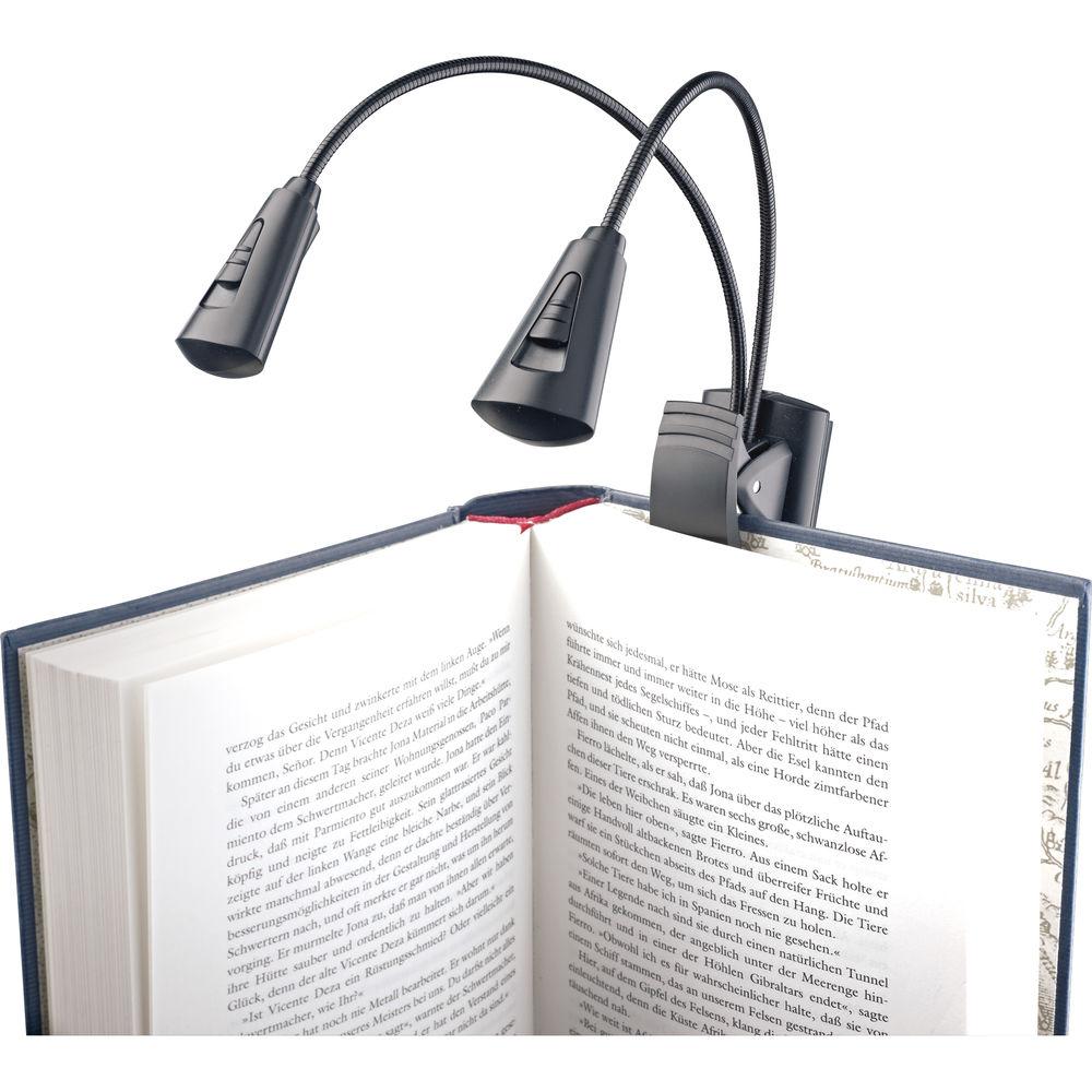 K&M Music Stand Light - Dual Head - 2 LED Flexlight