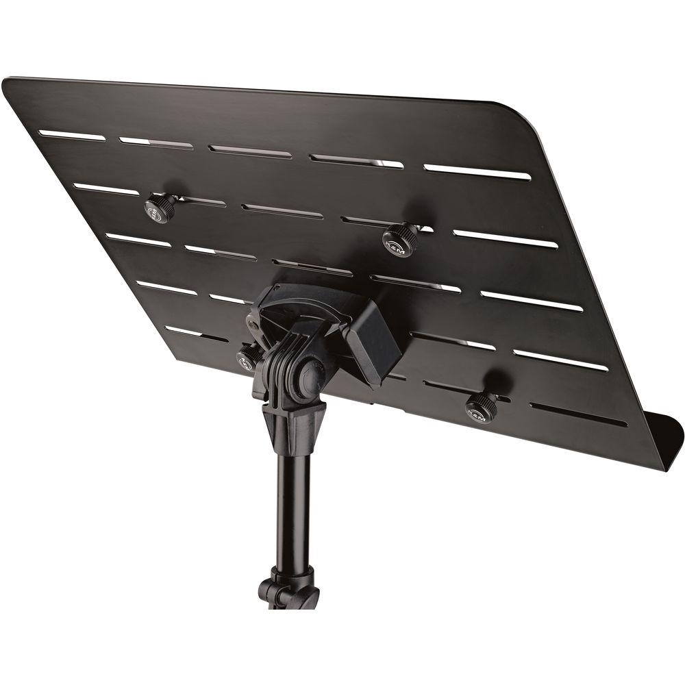 K&M Orchestra Music Stand with Tablet Holder