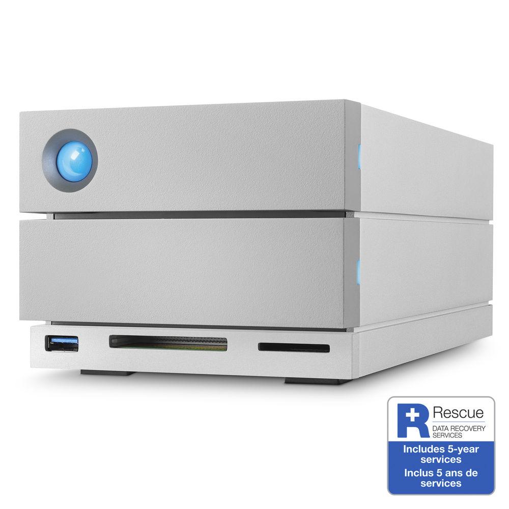 LaCie 20TB 2big Dock 2-Bay RAID Array Thunderbolt 3