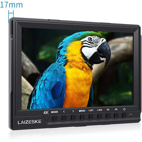 Laizeske 7" 4K HDMI Full HD IPS On-Camera Monitor