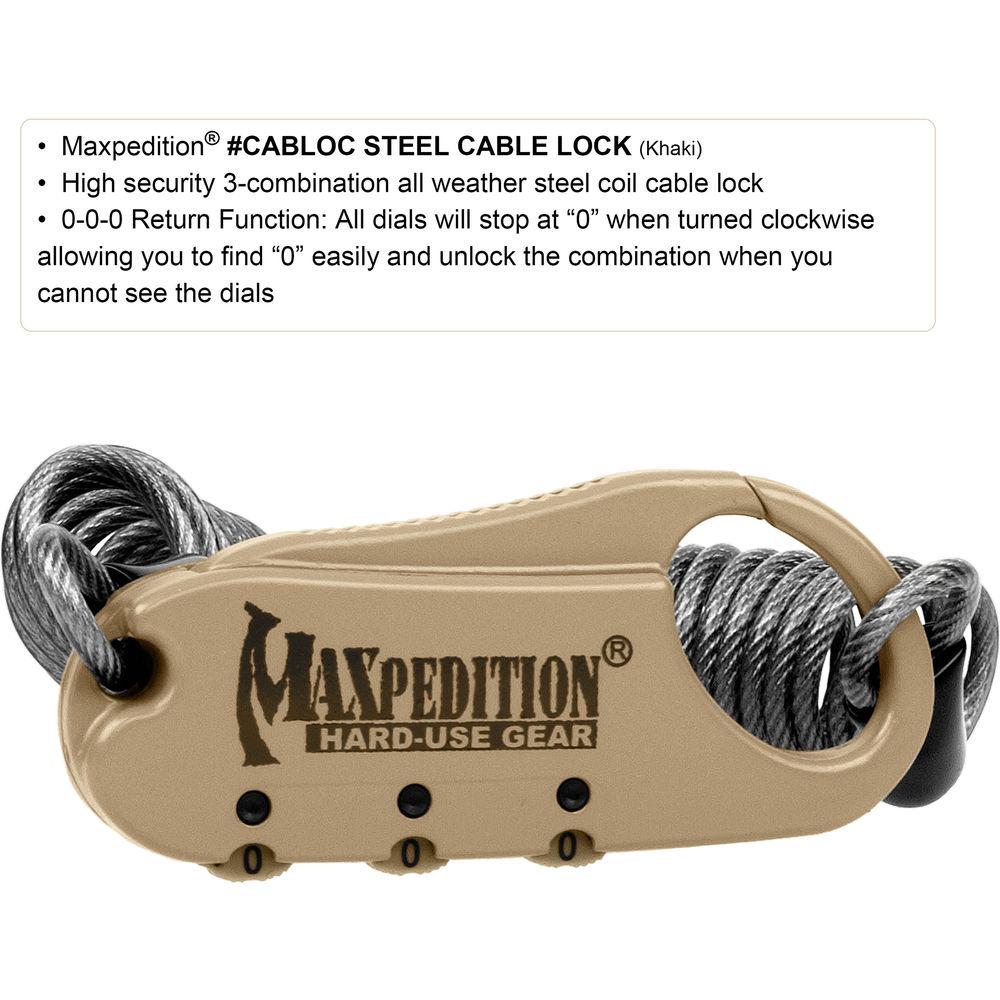 Maxpedition Steel Cable Lock