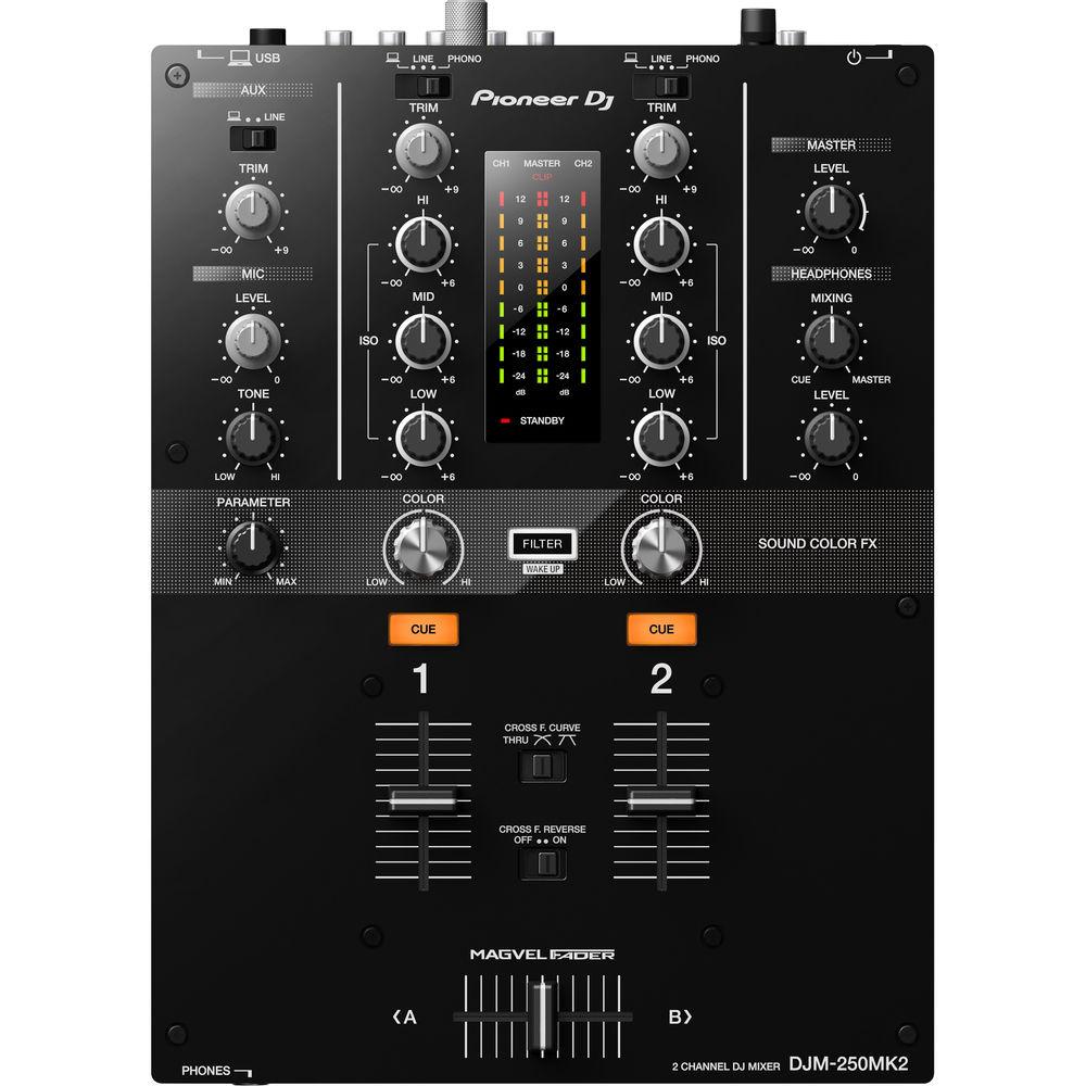 Pioneer DJ DJM-250MK2 2-Channel DJ Mixer