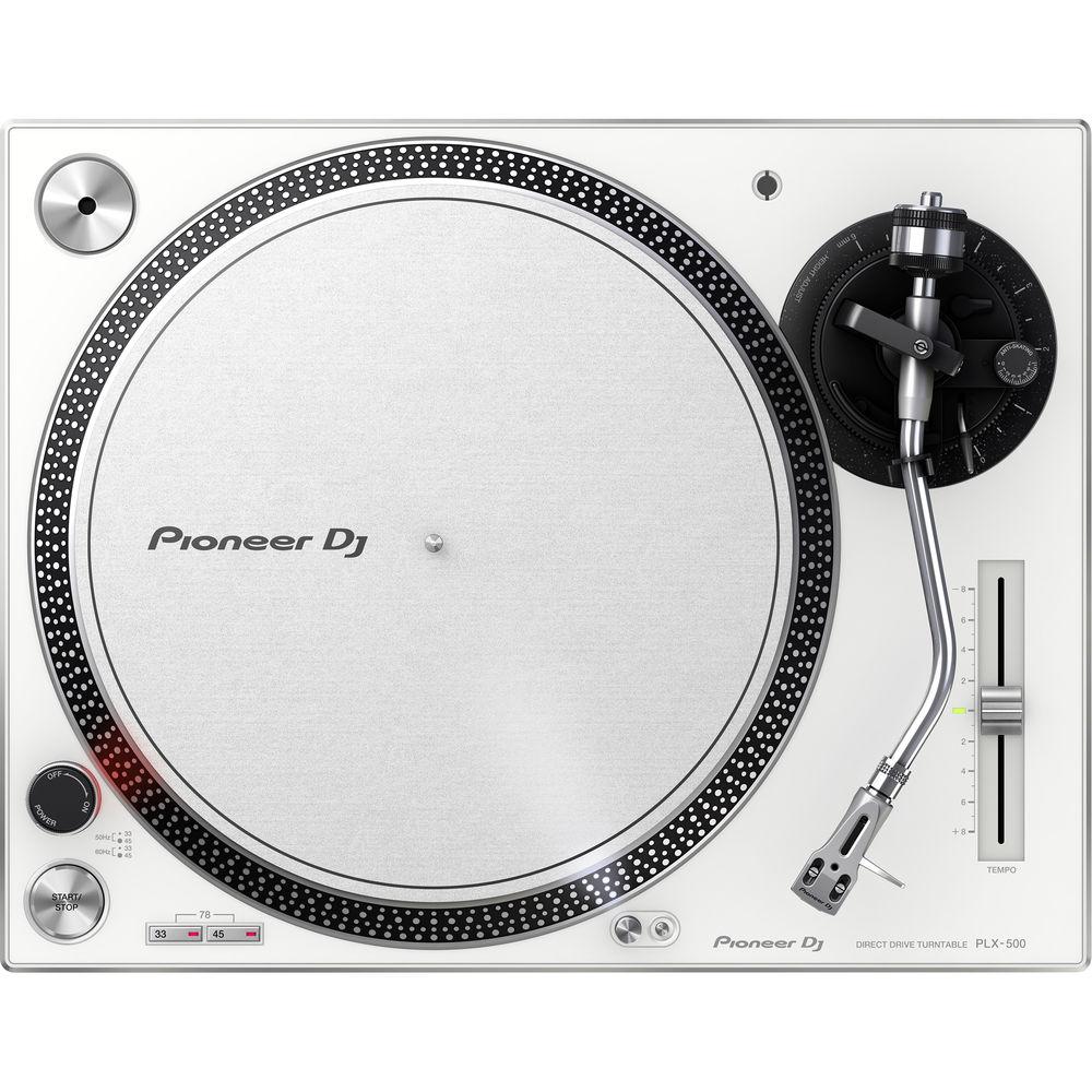 Pioneer DJ PLX-500-W High-Torque, Direct-Drive Turntable