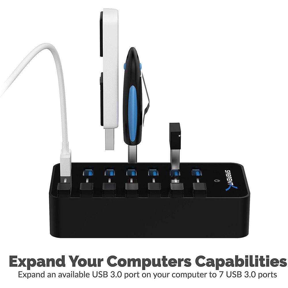 Sabrent 7-Port USB 3.0 Hub