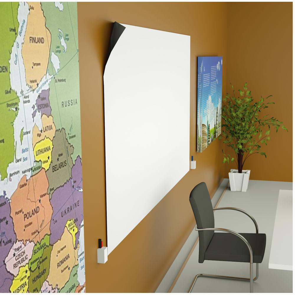 Screenline SA434PFR ScreenApp 122 x 432" Whiteboard Adhesive Film Screen