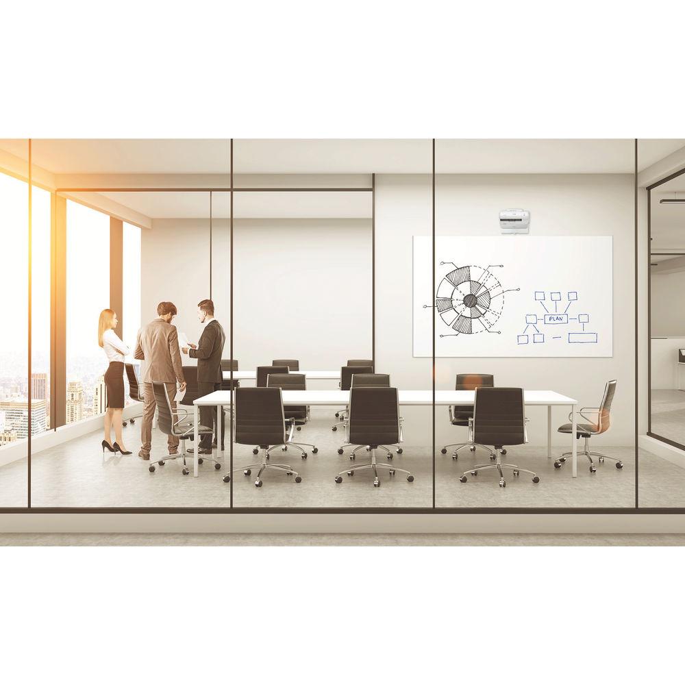Screenline SA434PFR ScreenApp 122 x 432" Whiteboard Adhesive Film Screen