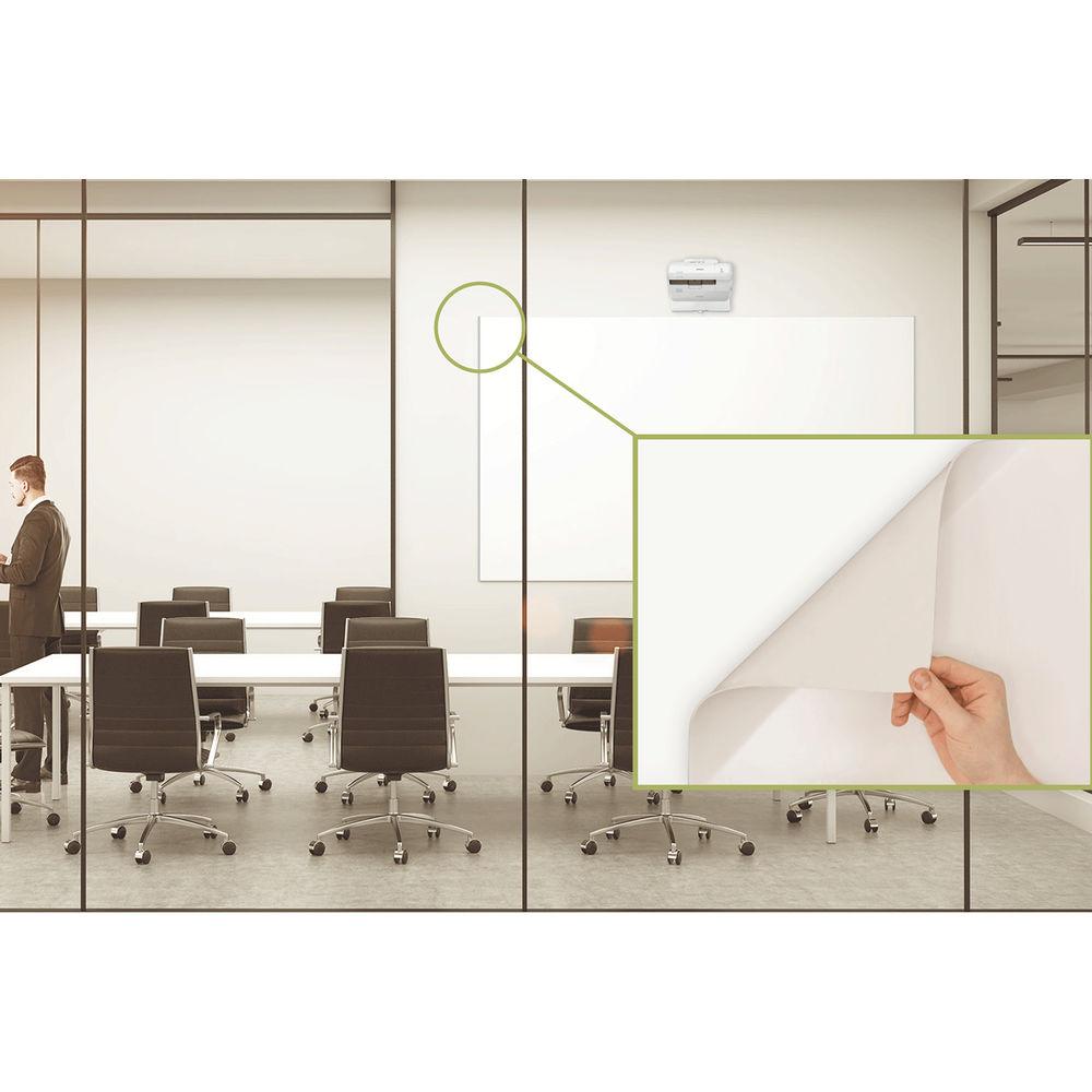 Screenline SA434PFR ScreenApp 122 x 432" Whiteboard Adhesive Film Screen