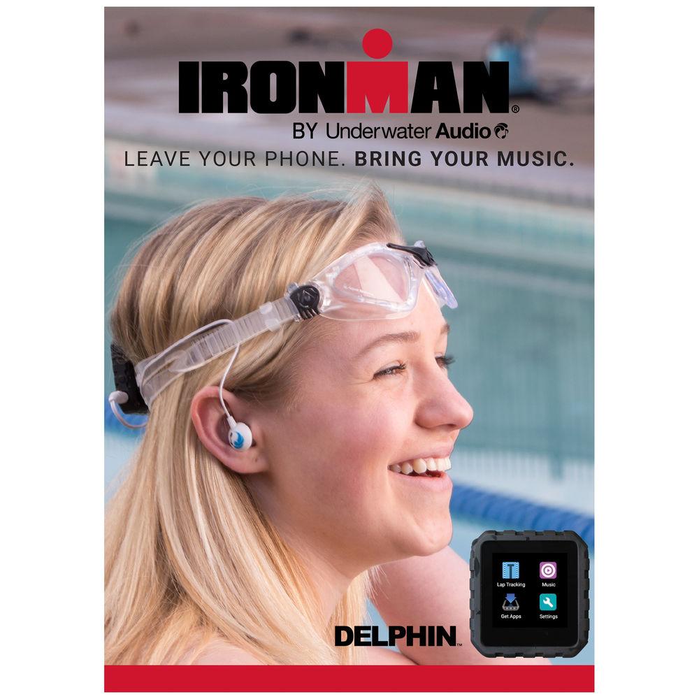 Underwater Audio IRONMAN Delphin Swimbuds Sport Bundle Waterproof Media Player & Headphones