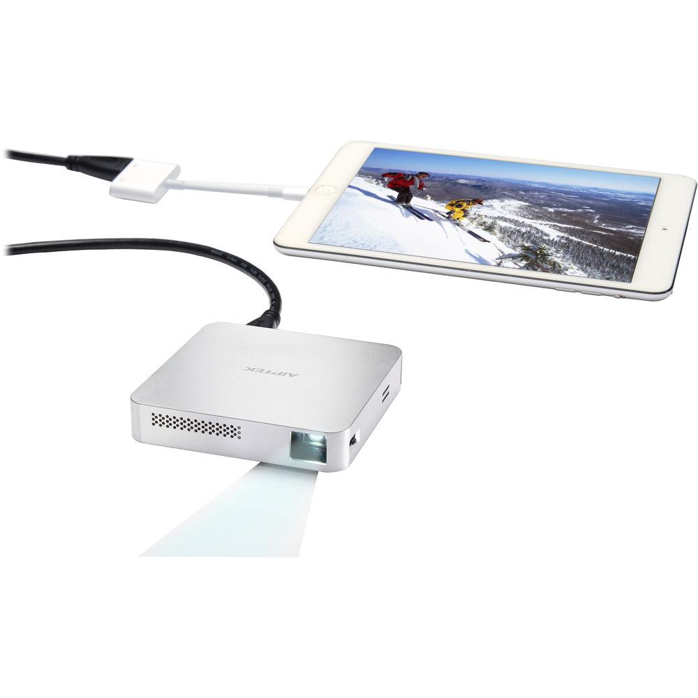 Aiptek MobileCinema i70 70-Lumen FWVGA DLP Pico Projector with Wi-Fi