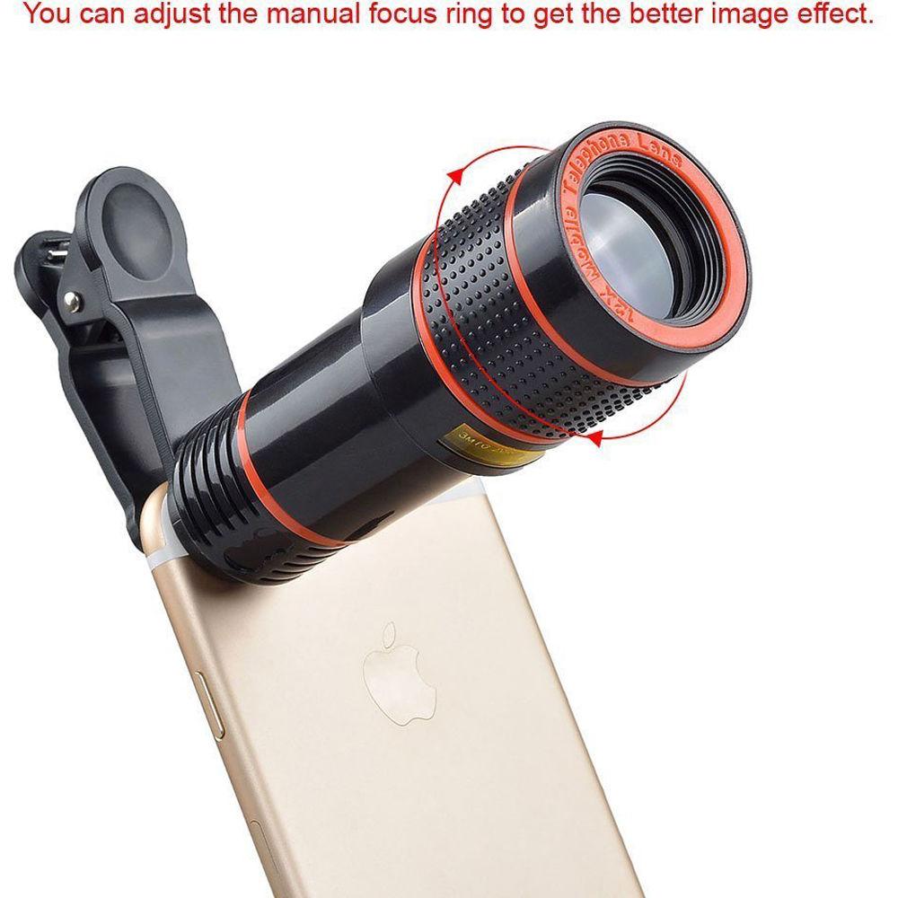 Apexel 4-in-1 Cell Phone Camera System
