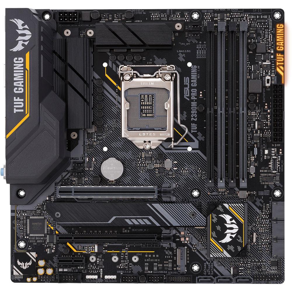 ASUS TUF Z390M-Pro Gaming Z390 LGA 1151 Micro-ATX Motherboard