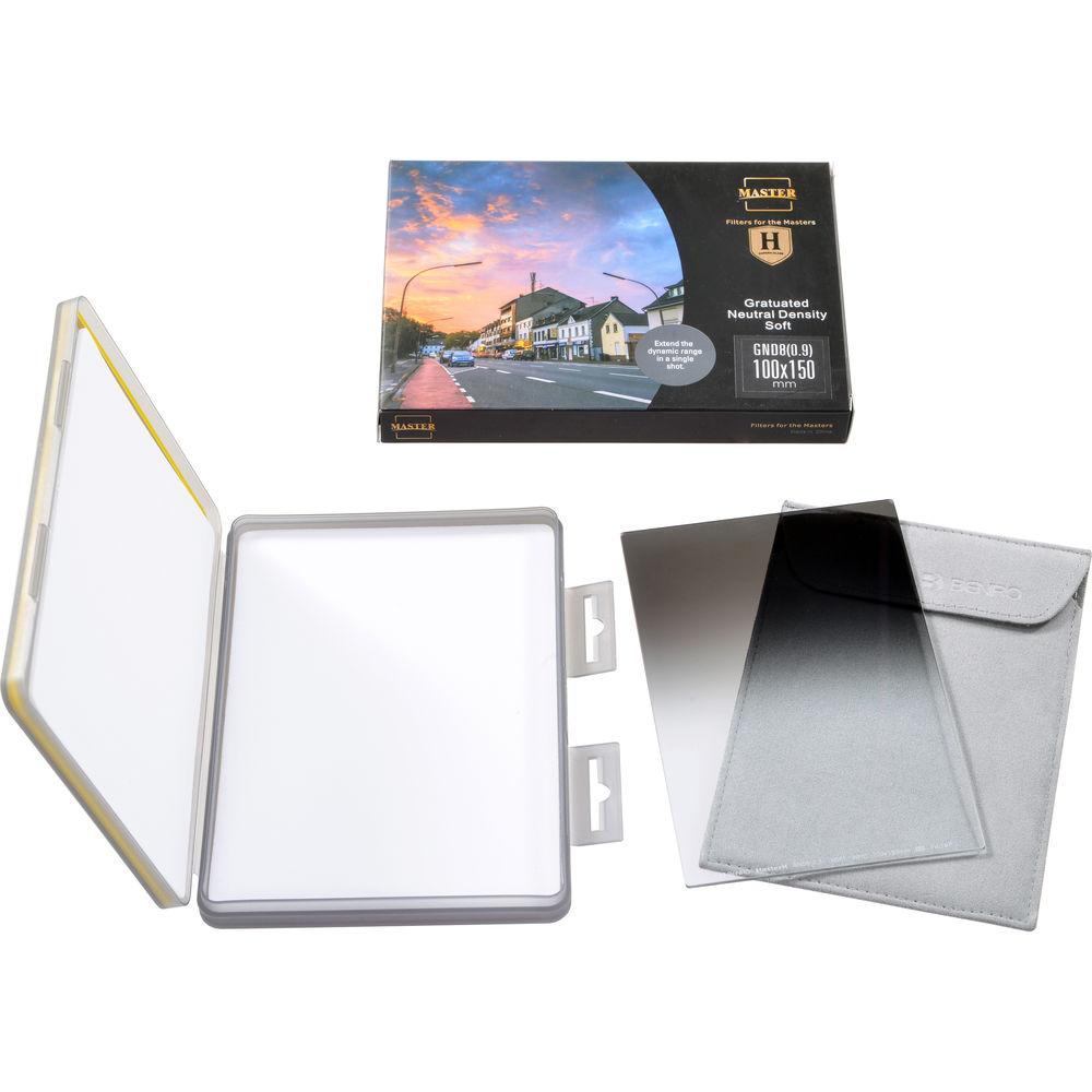 Benro 100 x 150mm MasterH Series Soft-Edge Graduated Neutral Density 0.9 Filter