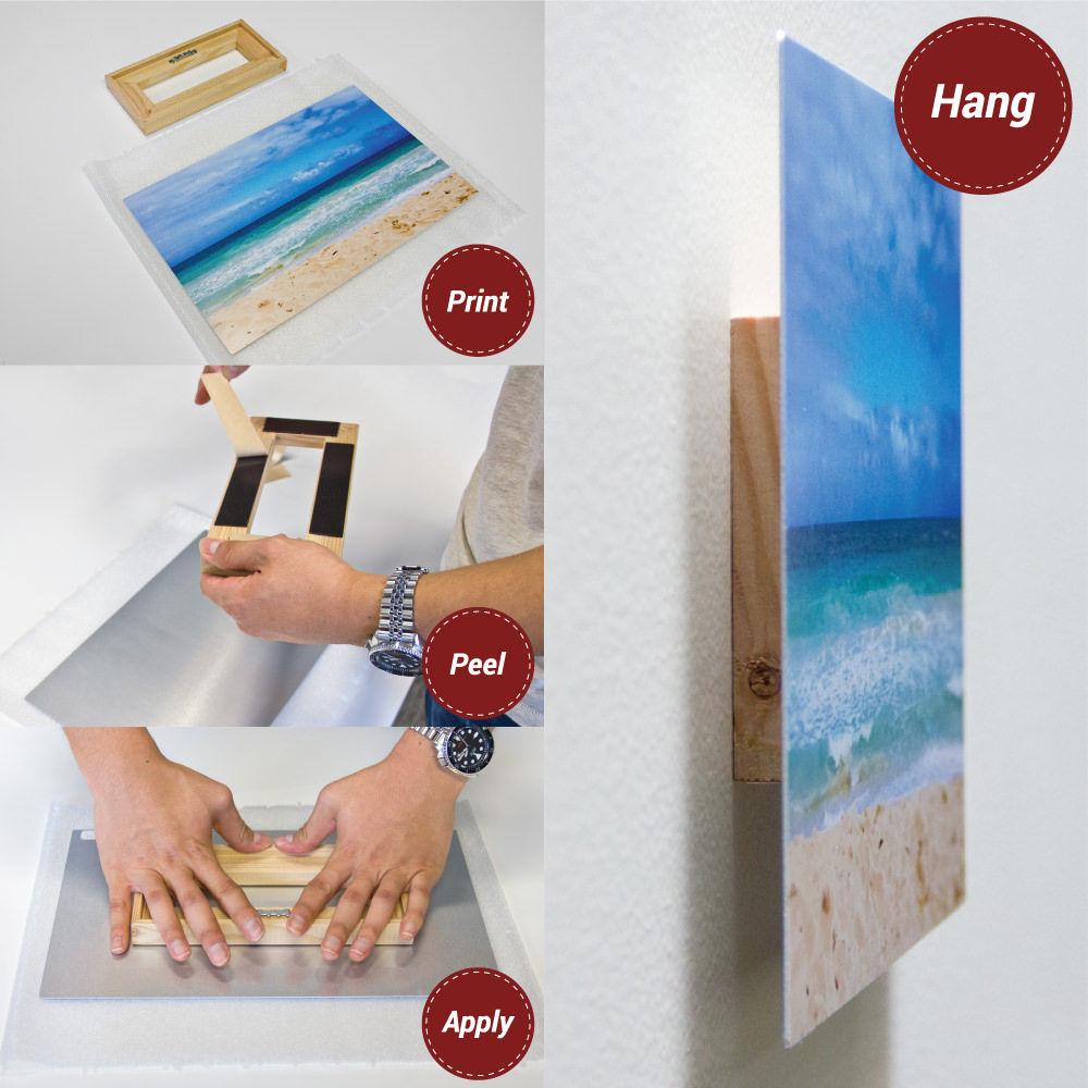 Breathing Color 12 x 20" Ready-to-Hang Frame Kit for 16 x 24" Print