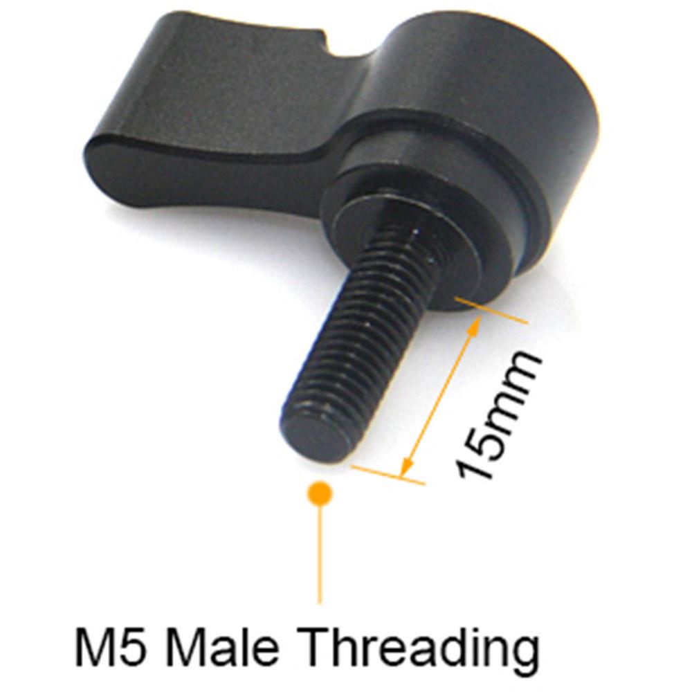 CAMVATE M5 Male Threading Rotating Knob Adjustable Thumb Lever Screw