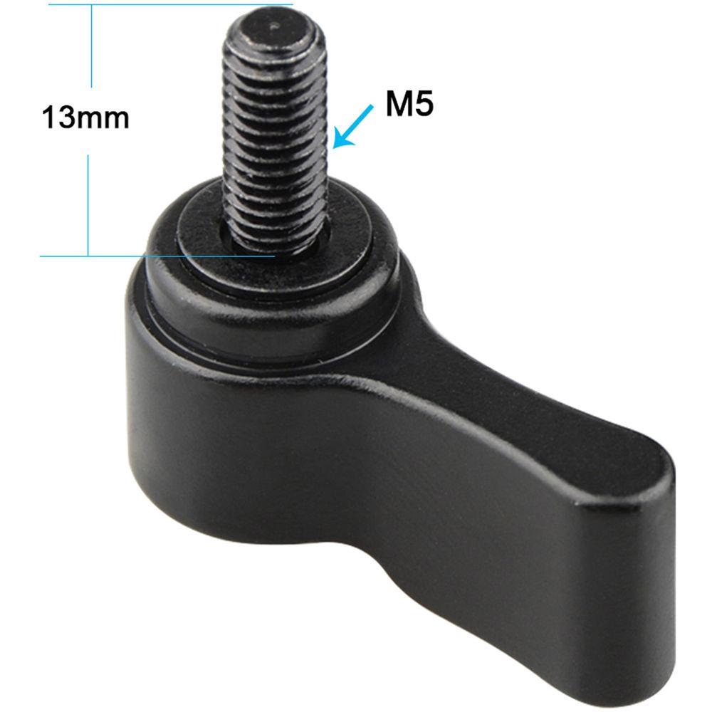 CAMVATE M5 Male Threading Rotating Knob Adjustable Thumb Lever Screw