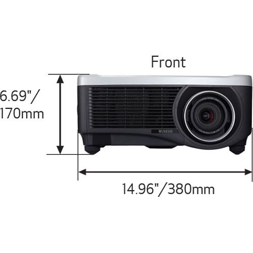 Canon REALiS WUX6500 6500-Lumen WUXGA LCoS Projector and 1.49 to 2.24:1 Lens Bundle