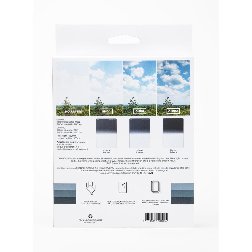 Cokin NUANCES Extreme X-Pro Series Soft-Edge Graduated Neutral Density Filter Kit