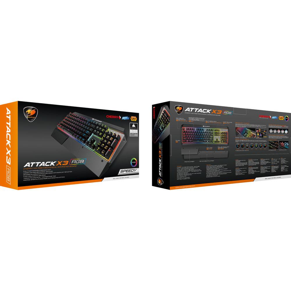 COUGAR Attack X3 RGB Backlit Mechanical Gaming Keyboard