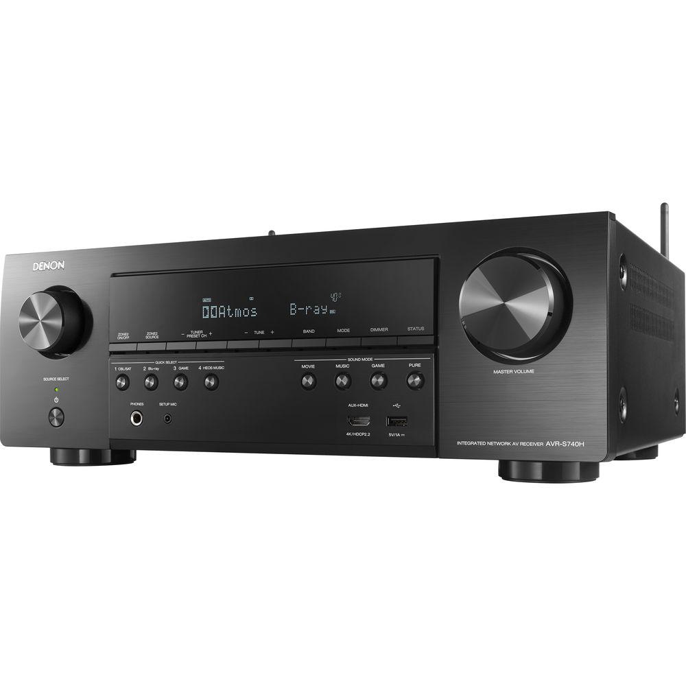 Denon AVR-S740H 7.2-Channel Network A V Receiver