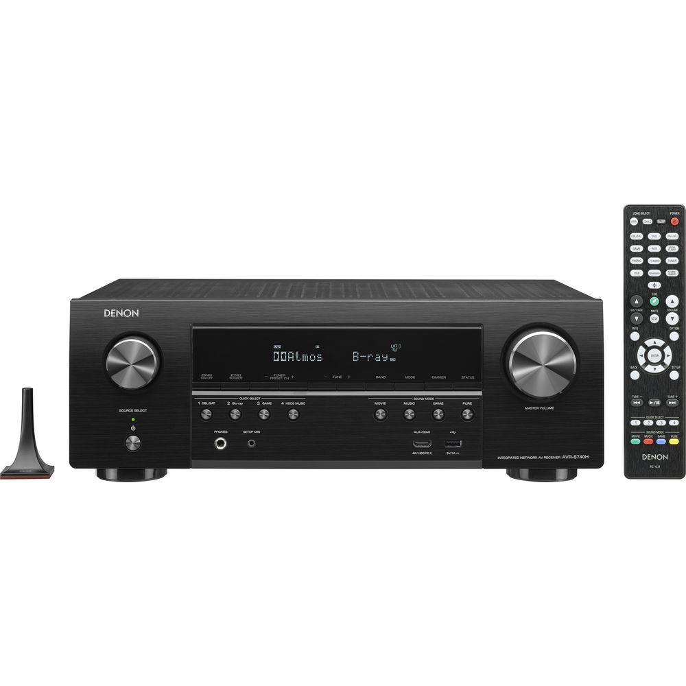 Denon AVR-S740H 7.2-Channel Network A V Receiver