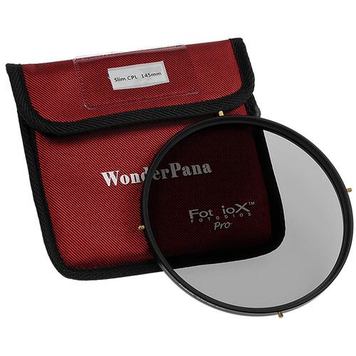 FotodioX WonderPana FreeArc Core Unit Kit for Olympus M.Zuiko 7-14mm PRO Lens with 6.6 x 8.5" Hard-Edge Graduated Neutral Density 0.9 and 145mm Circular Polarizer Filters