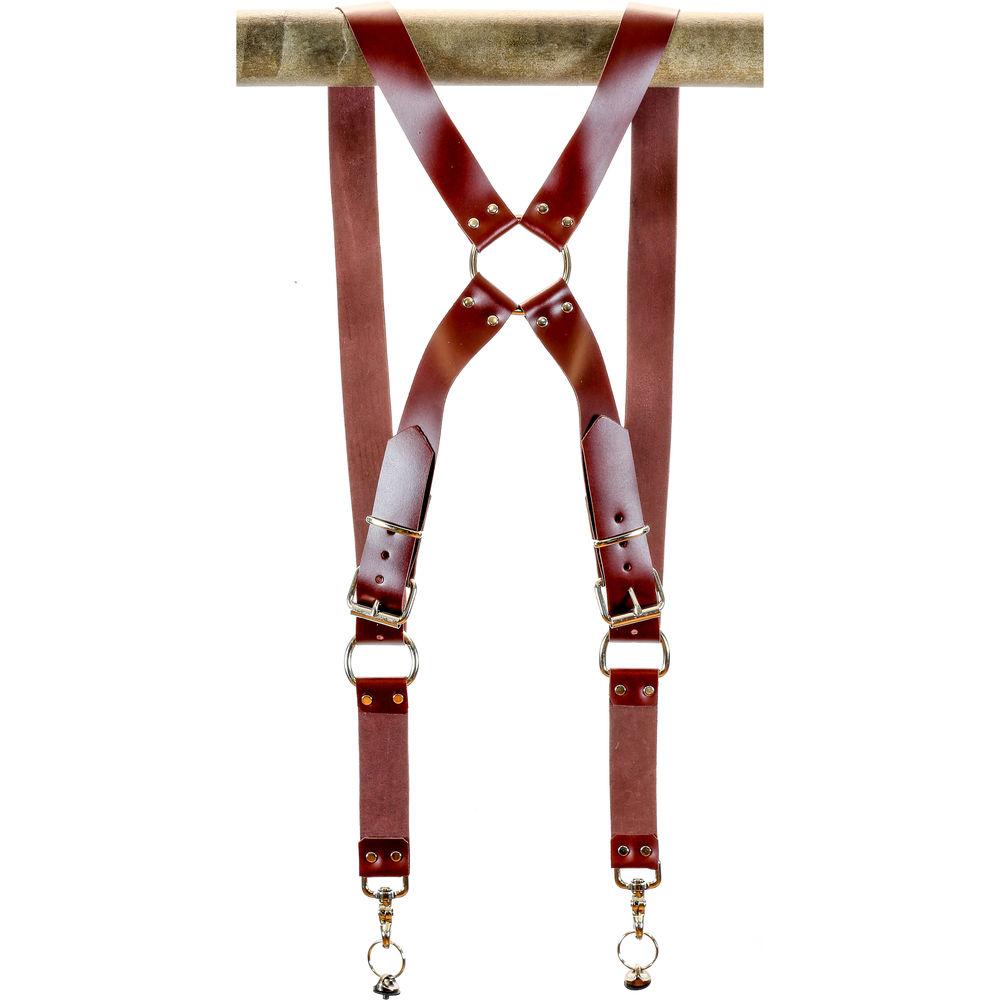 Funk Plus Latigo Leather Ring Back Harness with 1.5" Wide Straps