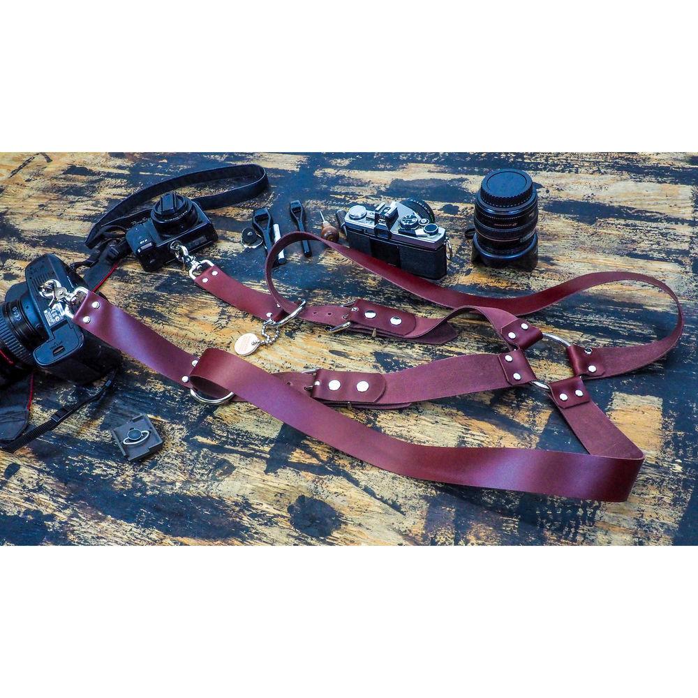 Funk Plus Latigo Leather Ring Back Harness with 1.5" Wide Straps
