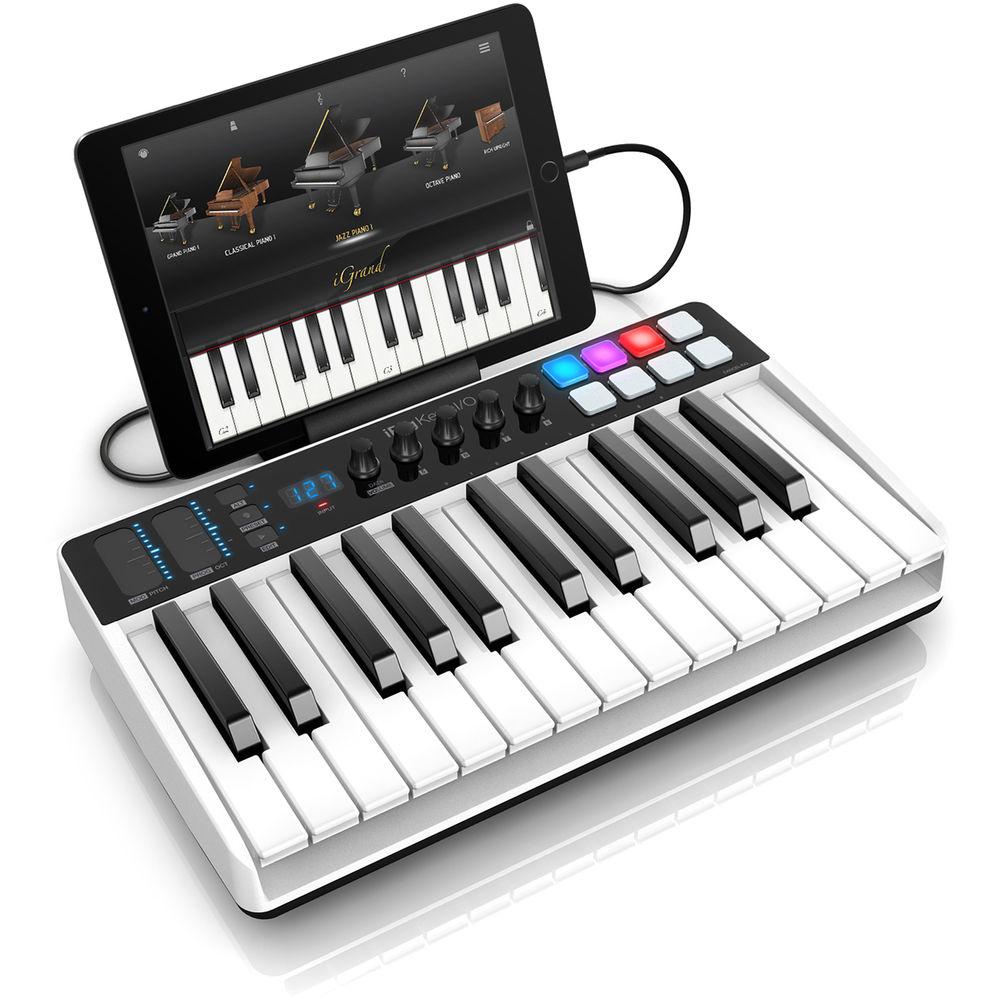 IK Multimedia iRig Keys I O - Controller Audio Interface for iPhone, iPad, and Mac Windows