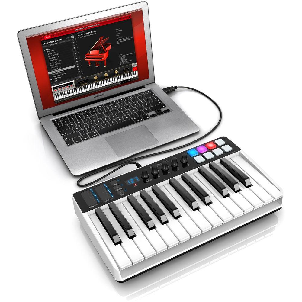 IK Multimedia iRig Keys I O - Controller Audio Interface for iPhone, iPad, and Mac Windows
