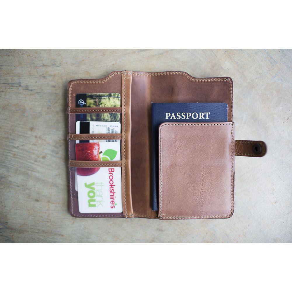 Kelly Moore Bag Passport Wallet Full Grain Leather