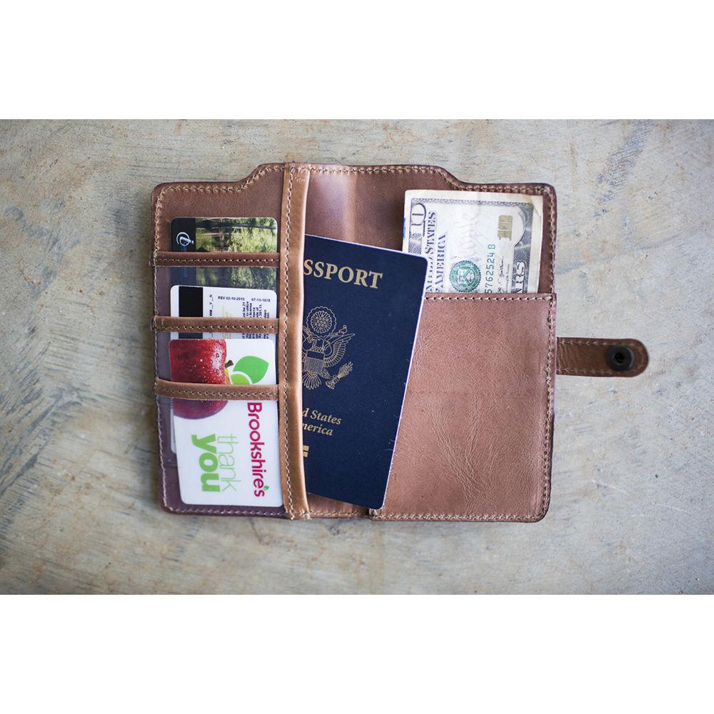 Kelly Moore Bag Passport Wallet Full Grain Leather