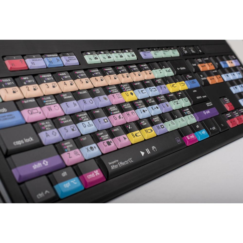 LogicKeyboard Astra Series Adobe After Effects CC Backlit Keyboard for Mac