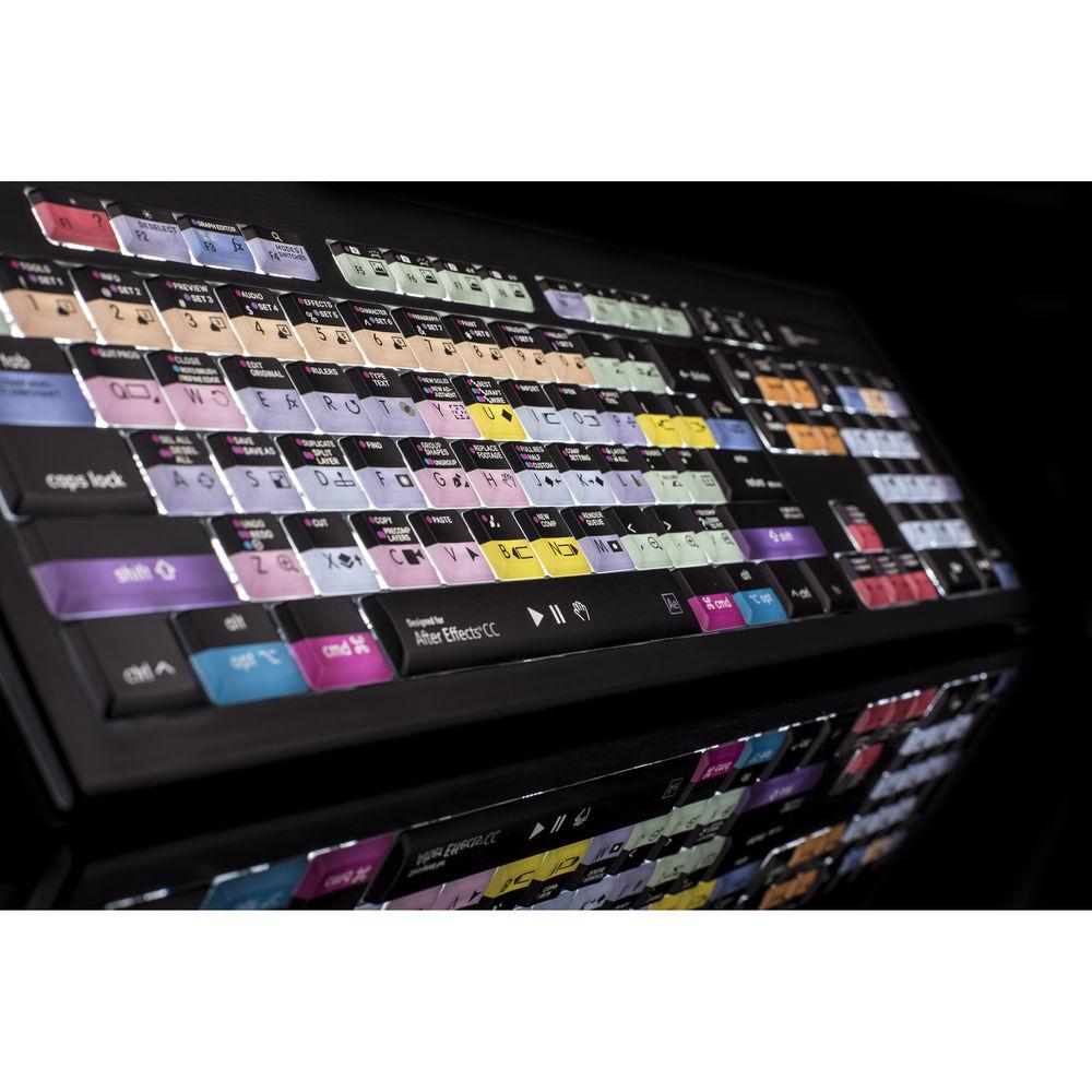 LogicKeyboard Astra Series Adobe After Effects CC Backlit Keyboard for Mac
