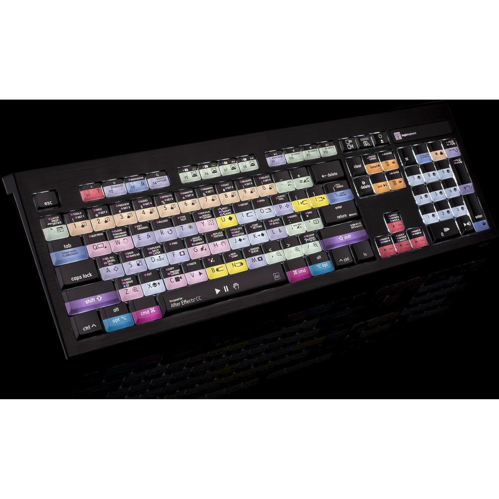 LogicKeyboard Astra Series Adobe After Effects CC Backlit Keyboard for Mac