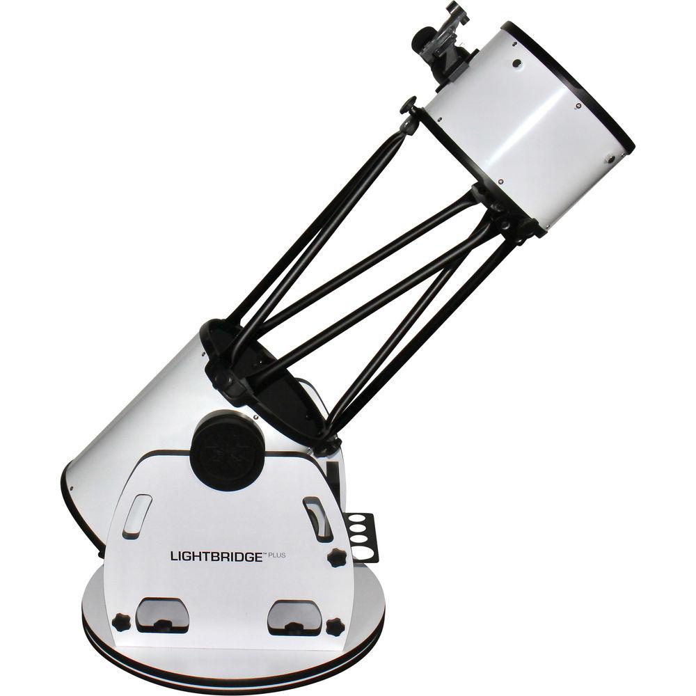 Meade LightBridge Plus 10" f 5 Truss-Tube Dobsonian AZ Telescope