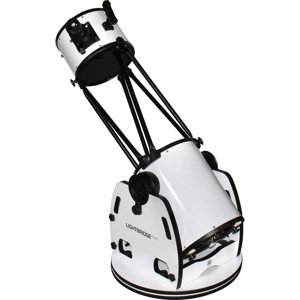 Meade LightBridge Plus 10" f 5 Truss-Tube Dobsonian AZ Telescope