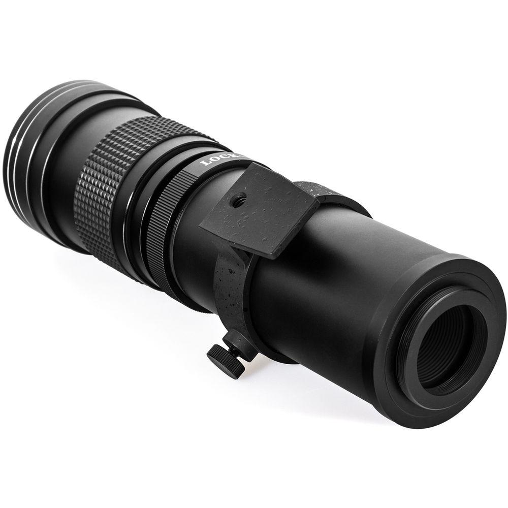 Opteka 420-800mm f 8.3 HD Telephoto Zoom Lens for T Mount