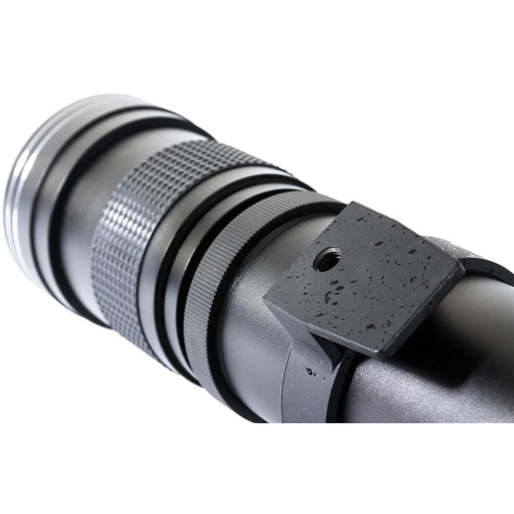 Opteka 420-800mm f 8.3 HD Telephoto Zoom Lens for T Mount