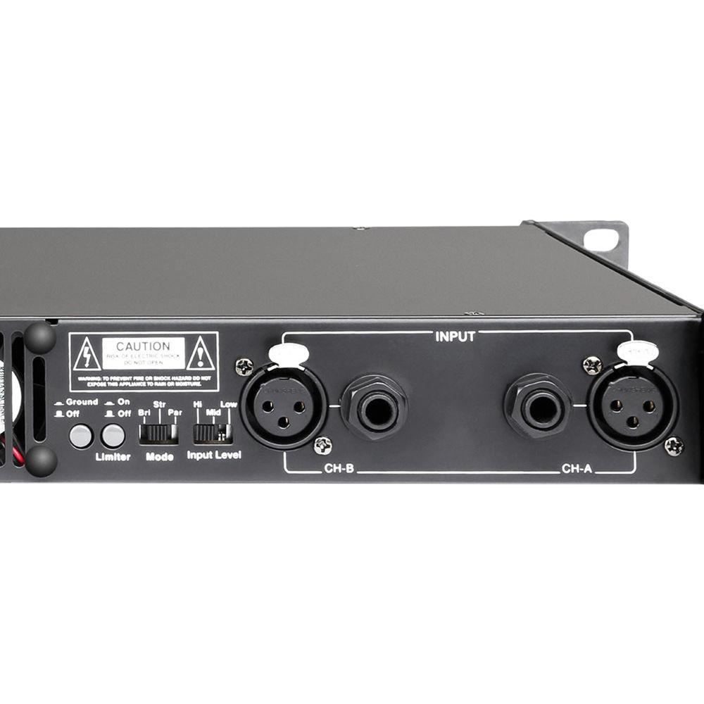 Palmer PMACHT402 19" Stereo Power Amplifier for Guitar