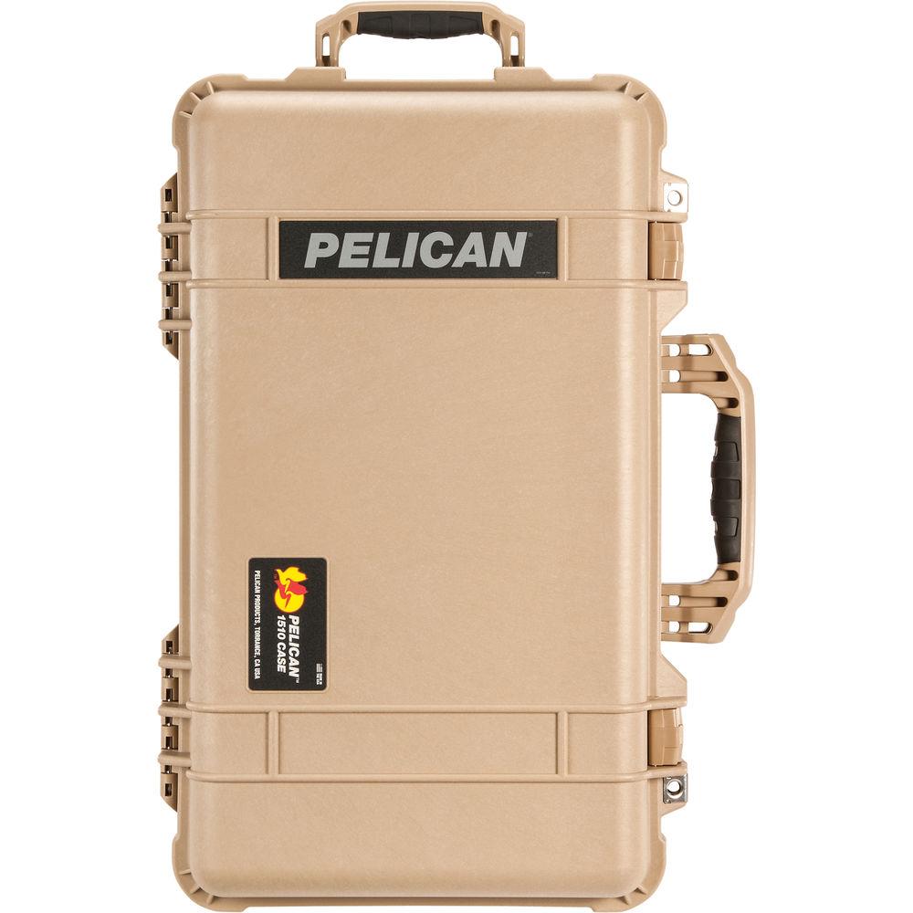 Pelican 1510SC Studio Case with Lid Organizer and Yellow Divider Set