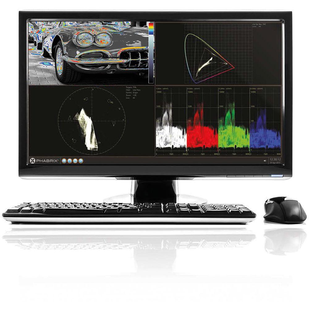 PHABRIX Qx UHDTV Rasterizer with 3G IP SDI Analyzer and Real-Time Eye