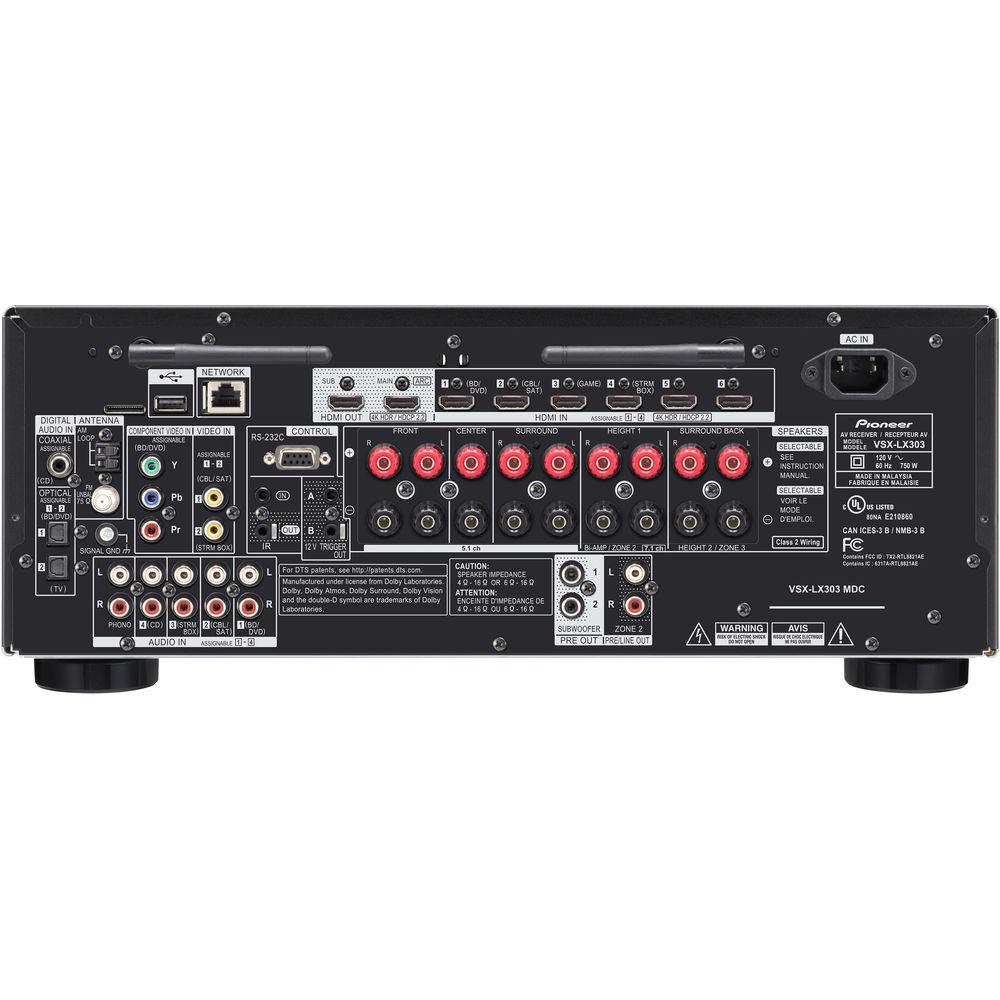 Pioneer Elite VSX-LX303 9.2-Channel Network A V Receiver