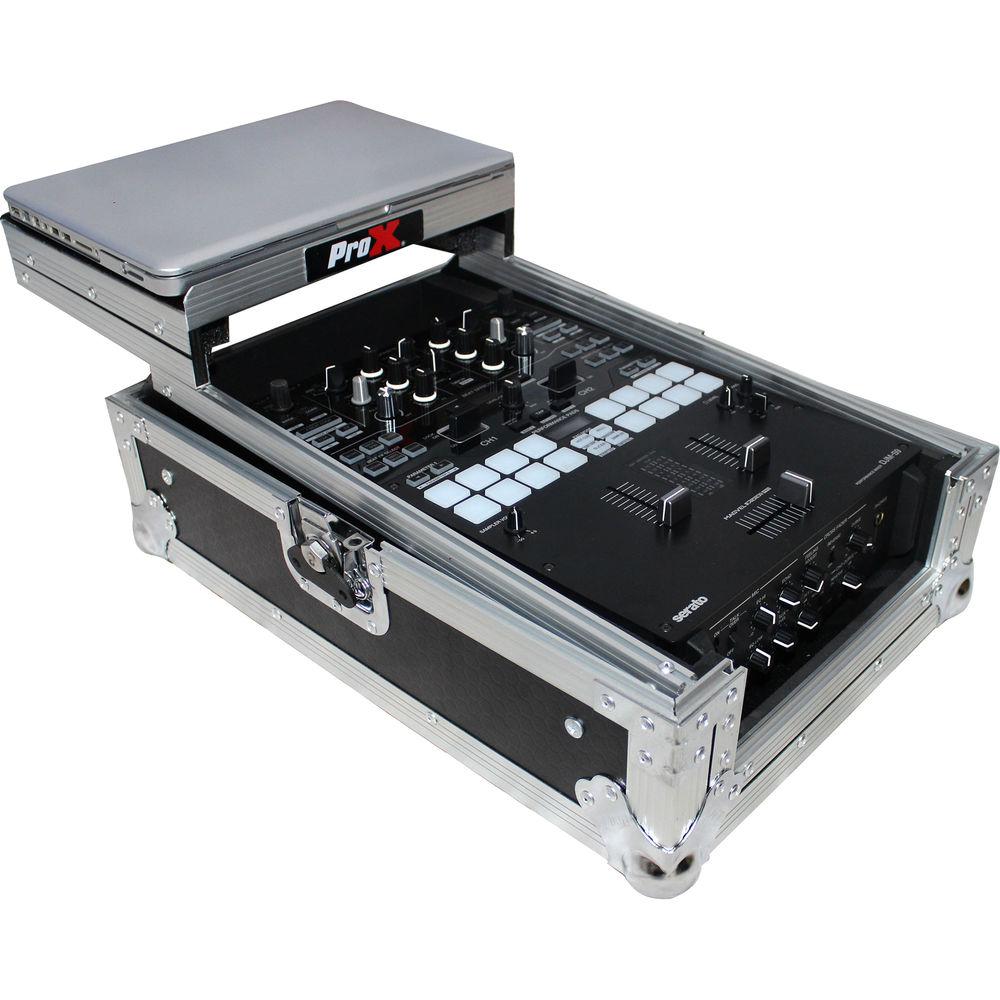 ProX XS-DJMS9LT Flight Case with Sliding Laptop Shelf for Pioneer DJM-S9 Mixer