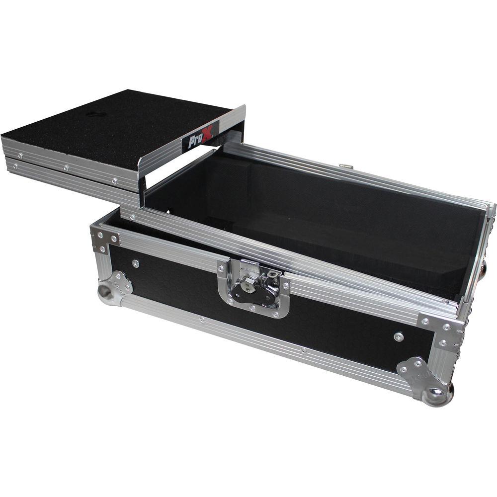 ProX XS-DJMS9LT Flight Case with Sliding Laptop Shelf for Pioneer DJM-S9 Mixer