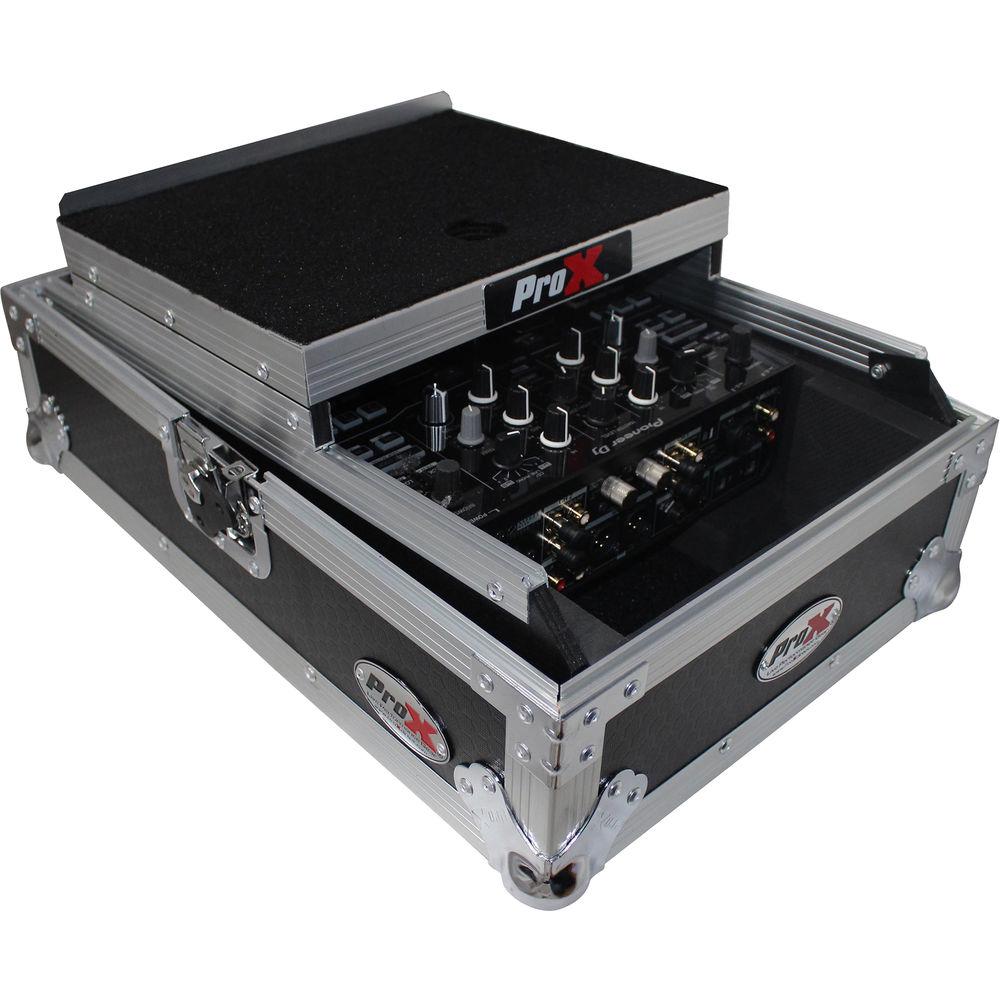ProX XS-DJMS9LT Flight Case with Sliding Laptop Shelf for Pioneer DJM-S9 Mixer
