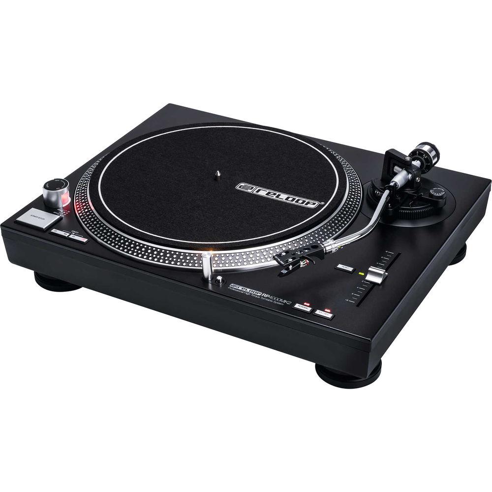Reloop RP-4000 MK2 Quartz-Driven DJ Turntable with High-Torque Direct Drive