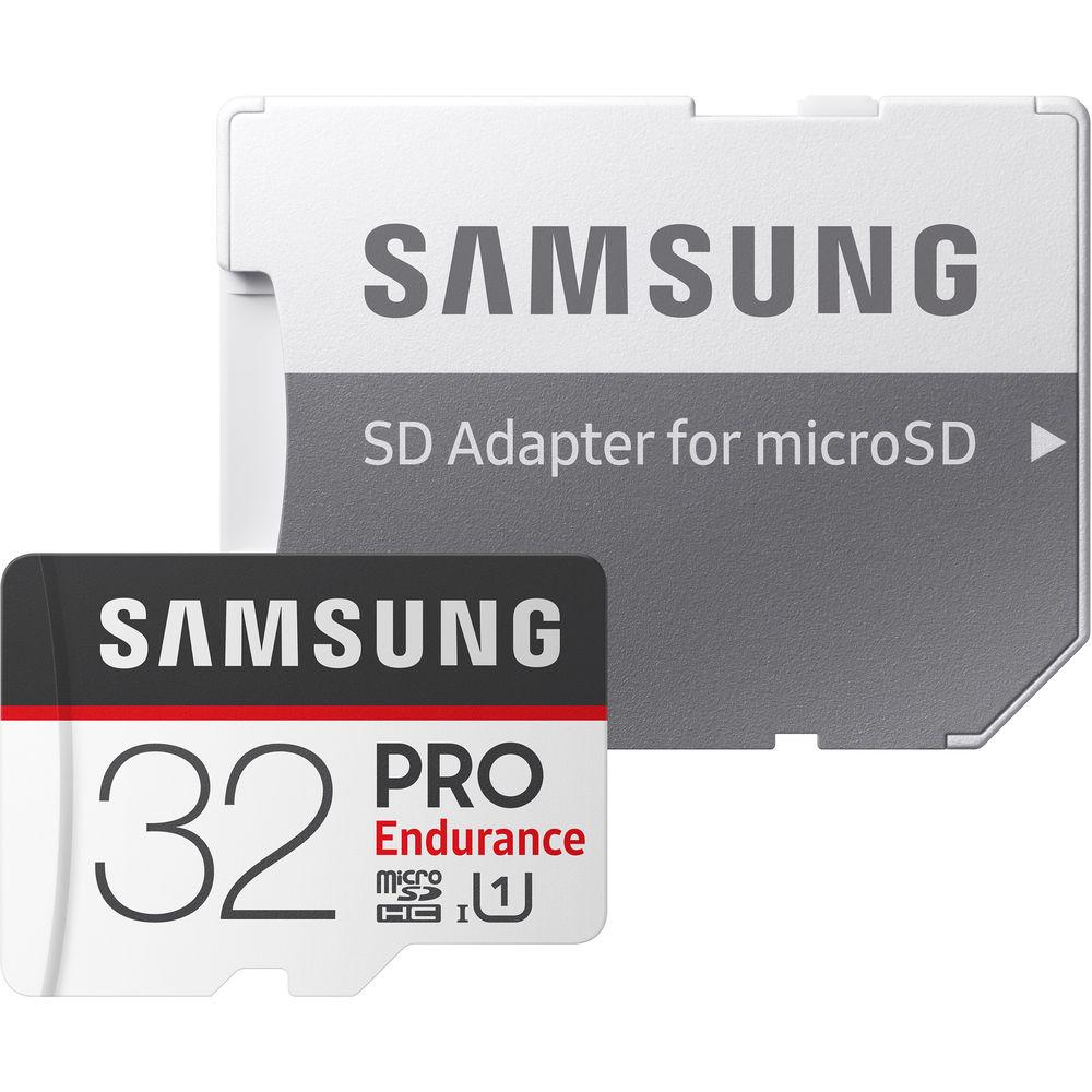 Samsung 32GB PRO Endurance UHS-I microSDHC Memory Card